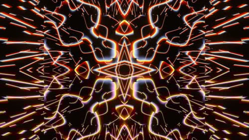 Abstract Pulsating Animation for LED Panels Screens