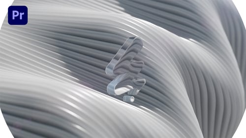 Fluid Glass Logo Reveal Intro