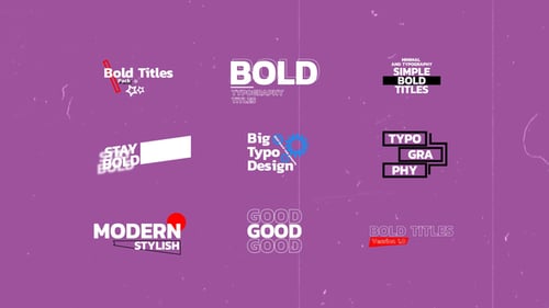 Bold Titles | FCPX
