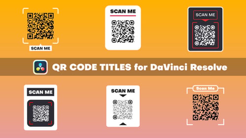 Títulos de códigos QR | DaVinci Resolve