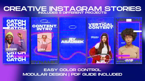 Dynamic Instagram Story Opener with Grunge Textures