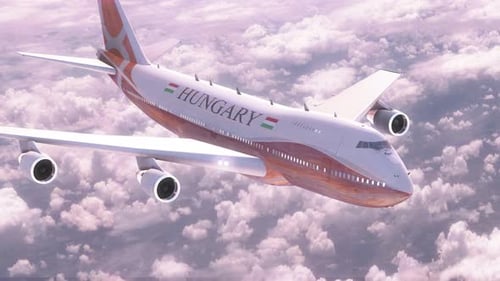 Plane Flight Travel To Hungary