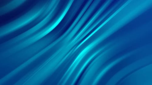 Abstract Blue Fluid Lines Seamless Looping Motion Background