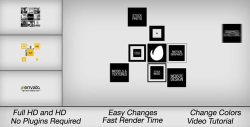 Modern Corporate Logo Reveal with Dynamic Grid Tiles