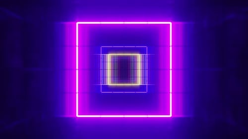 Colorful Light Tunnel