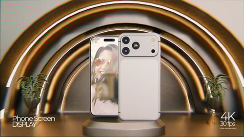 Retro Styled 3D Mobile Phone Product Reveal