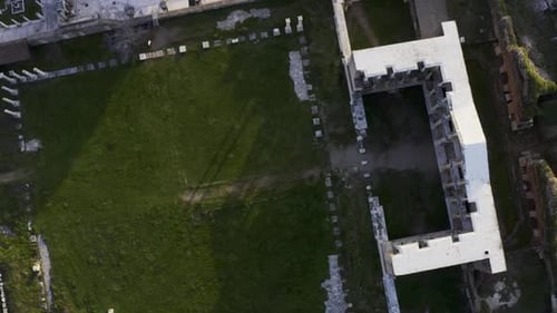 Old Greece Structure Aerial View 2