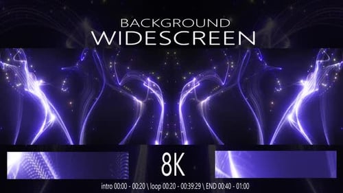 Abstract Blue Ceremony Opener Widescreen Background