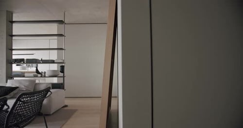 Elegant Modern Apartment Interior with Upscale Design