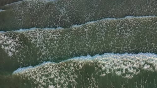 Abstract Wave Sea Beach on Top View