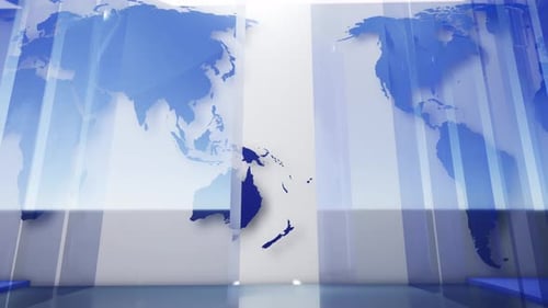News World Map Background 4K