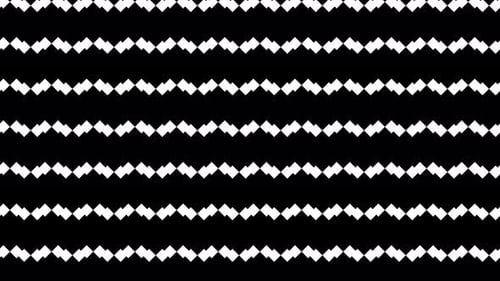 Schwarz-Weiß-abstrakte Muster-Loop-Hintergrund
