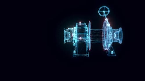 Marine Bow Winch Hologram Rotating Hd