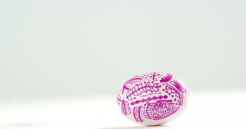 Festive Decorated Easter Egg for the Spring Holiday