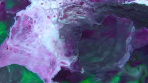 Abstract Colorful Paint Ink