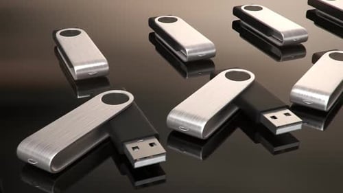 Nahaufnahme auf den USB-Sticks.PEN kann Dateien schnell auf den Computer übertragen.