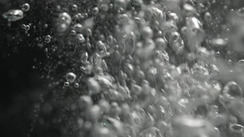 Abstract Bubbles Ascend in Dark Water