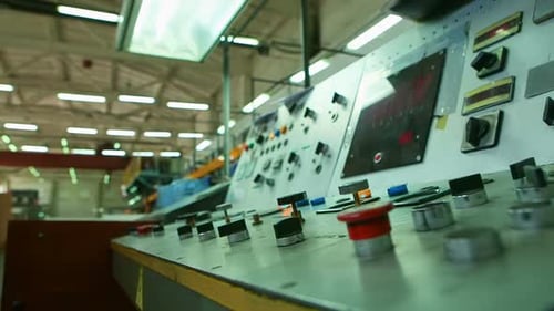 Old Control Panel in Factory