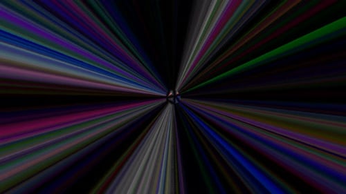 Dynamic Abstract Colorful Light Rays Background Loop