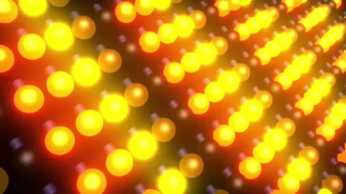 7 Yellow-Red Lamps Disco VJ Pack