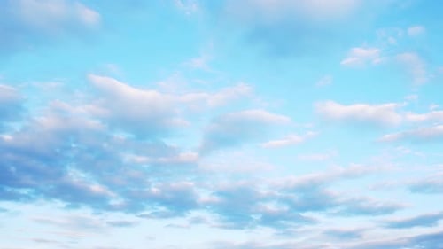 4K UHD : Time lapse of beautiful blue sky with clouds background