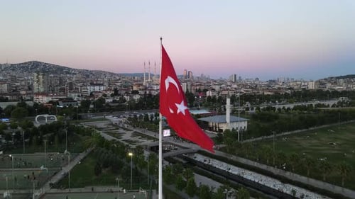 Türkische Flagge der Türkei