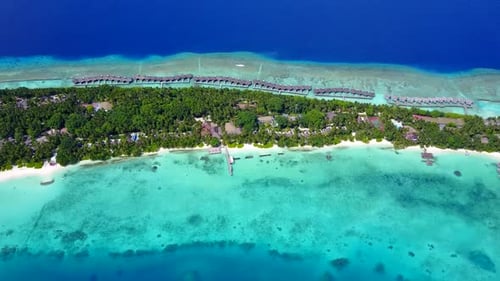 Aerial texture of sea view beach by clear ocean with sand background