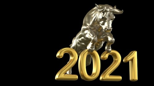 Golden Bull and 2021 New Year Title Animation