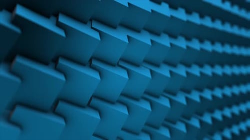 Transforming cubic wall background