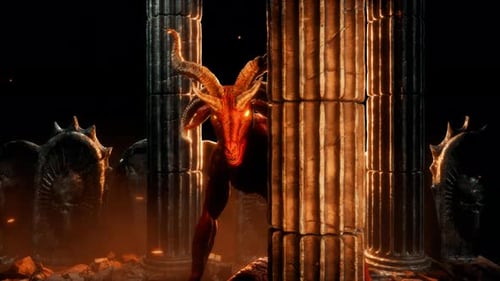 Goat Demon Baphomet VJ Loop