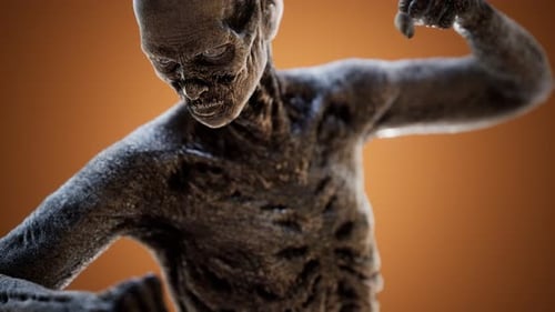 Detailed Animated Zombie Creature for Horror Projects