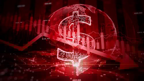 Global Market In Recession Crisis 01373