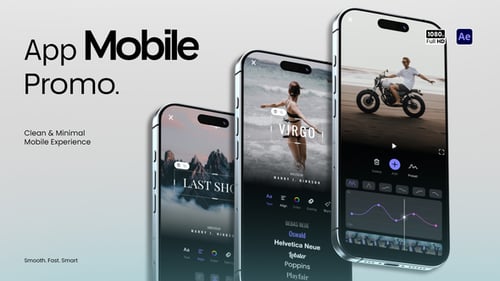 Dynamic Mobile App UI Promo for Technology Presentation