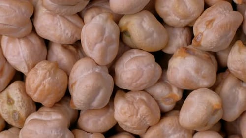 Pile of Chickpeas Close Up