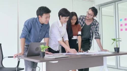 Meeting team