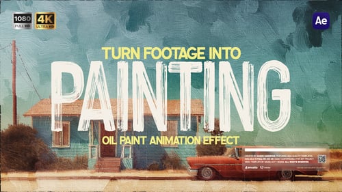 Artistic Dynamic Oil Painting Video Effect