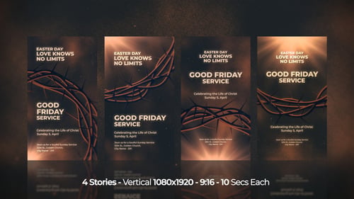 Easter Service Instagram Stories