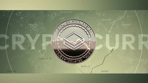 06 - 1 Fond de crypto-monnaie rotatif 4K
