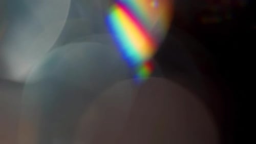 Abstract Bokeh Background with Shifting Colors and Lights