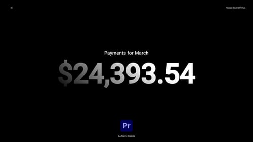 Dynamic Number Counter Titles for Data Presentation