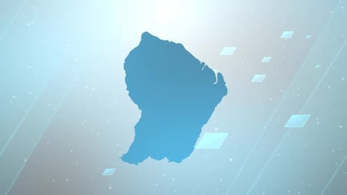 Futuristic Digital Map Reveal Animation