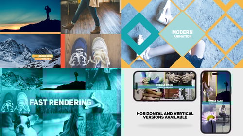 Clean Modern Opener Titles & Smooth Slideshow Pack