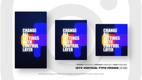 IGTV Stomp Typo Promo – Premiere Pro Template