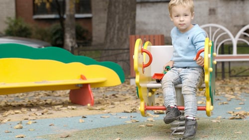 Little Boy on the Playground