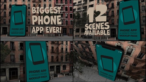 Phone App & Website Promo Mockup Pack