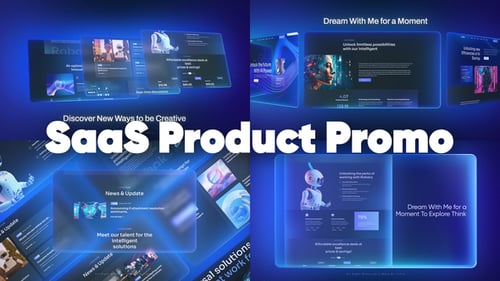 Modern AI SaaS Product Website Showcase
