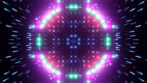 Disco Colored Equalizer Vj Loop HD