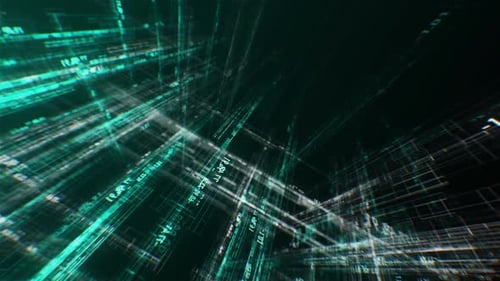 Green Digital Abstract