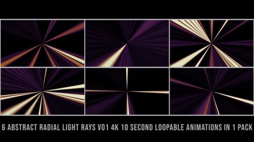 Abstract Radial Light Rays Speed Tunnel Background Loop
