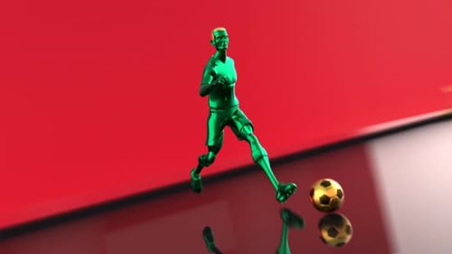 3D motion design of a football game